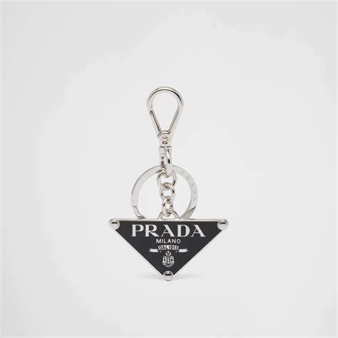 prada milano cn 170 66a|Steel/black Metal Keychain .